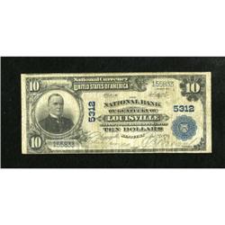 Louisville, KY - $10 1902 Plain Back Fr. 633 The