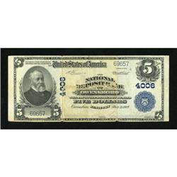 Owensboro, KY - $5 1902 Plain Back Fr. 600 The