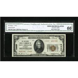 New Orleans, LA - $20 1929 Ty. 2 The NB of