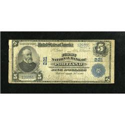 Portland, ME - $5 1902 Plain Back Fr. 598 The