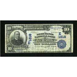 Newark, NJ - $10 1902 Plain Back Fr. 627 The