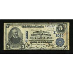 Newark, NJ - $5 1902 Plain Back Fr. 602 The