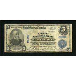Gloversville, NY - $5 1902 Plain Back Fr. 600