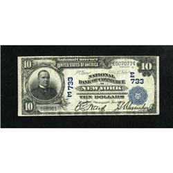 New York, NY - $10 1902 Date Back Fr. 616 NB of