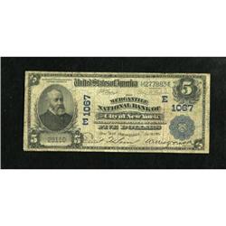 New York, NY - $5 1902 Date Back Fr. 590 The