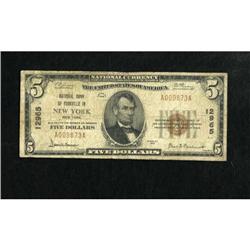 New York, NY - $5 1929 Ty. 1 NB of Yorkville Ch.