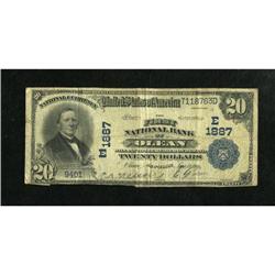 Olean, NY - $20 1902 Plain Back Fr. 654 The