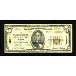 Stillwater, OK - $5 1929 Ty. 2 The Stillwater NB