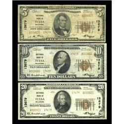 Tulsa, OK - $5, $10, $20 1929 Ty. 2 NB of Tulsa