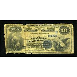 Philadelphia, PA - $10 1882 Date Back Fr. 545