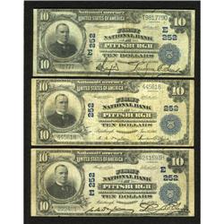 Pittsburgh, PA - $10 1902 Plain Back Fr. 632 The