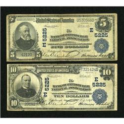 Pittsburgh, PA - $5 1902 Plain Back Fr. 606 The