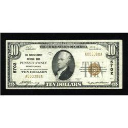 Punxsutawney, PA - $10 1929 Ty. 1 The