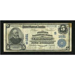 Charleston, SC - $5 1902 Plain Back Fr. 599 The
