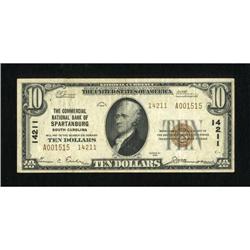 Spartanburg, SC - $10 1929 Ty. 2 The Commercial