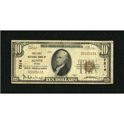 Alpine, TX - $10 1929 Ty. 1 The First NB Ch. #
