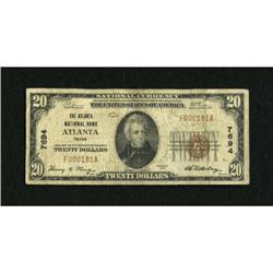 Atlanta, TX - $20 1929 Ty. 1 The Atlanta NB Ch.