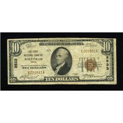 Ballinger, TX - $10 1929 Ty. 1 The First NB Ch.