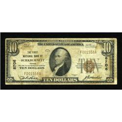 Burkburnett, TX - $10 1929 Ty. 1 The First NB