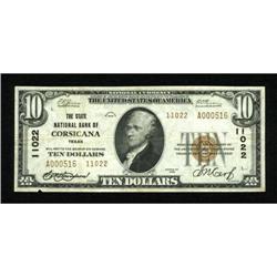 Corsicana, TX - $10 1929 Ty. 2 The State NB Ch.