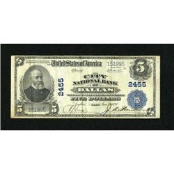 Dallas, TX - $5 1902 Plain Back Fr. 607 The City