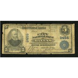 Dallas, TX - $5 1902 Plain Back Fr. 607 The City