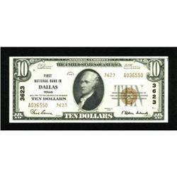 Dallas, TX - $10 1929 Ty. 2 The National