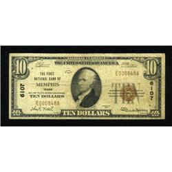 Memphis, TX - $10 1929 Ty. 1 The First NB Ch. #