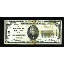 Midland, TX - $20 1929 Ty. 1 The Midland NB Ch.