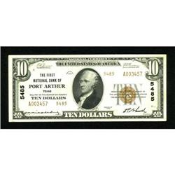 Port Arthur, TX - $10 1929 Ty. 2 The First NB