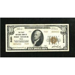 Port Arthur, TX - $10 1929 Ty. 2 The First NB