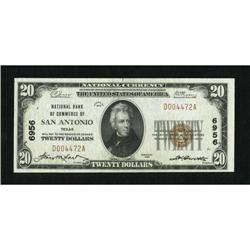 San Antonio, TX - $20 1929 Ty. 1 NB of Commerce