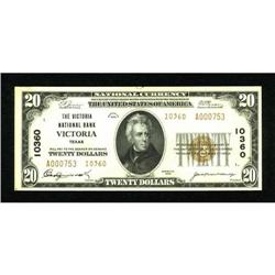 Victoria, TX - $20 1929 Ty. 2 The Victoria NB