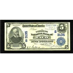 Waco, TX - $5 1902 Plain Back Fr. 598 The