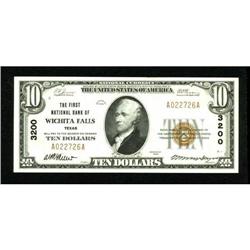 Wichita Falls, TX - $10 1929 Ty. 1 The First NB