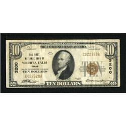 Wichita Falls, TX - $10 1929 Ty. 1 The First NB