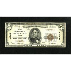 Wichita Falls, TX - $5 1929 Ty. 1 The City NB