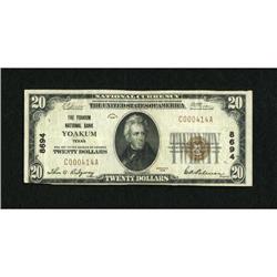 Yoakum, TX - $20 1929 Ty. 1 The Yoakum NB Ch. #