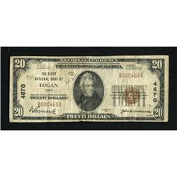 Logan, UT - $20 1929 Ty. 1 The First NB Ch. #