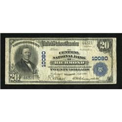Richmond, VA - $20 1902 Plain Back Fr. 654 The