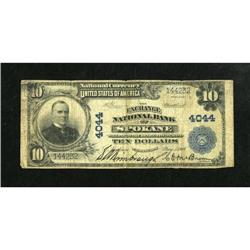 Spokane Falls, WA - $10 1902 Plain Back Fr. 626