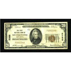 New Martinsville, WV - $20 1929 Ty. 1 The First