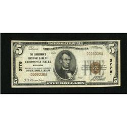 Chippewa Falls, WI - $5 1929 Ty. 1 The