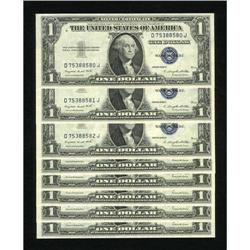 Fr. 1617 Eight Consecutive $1 1935G With Motto