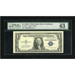 Fr. 1617* $1 1935G With Motto Silver