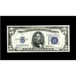 Fr. 1650 $5 1934 Silver Certificate. PCGS