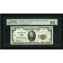 Fr. 1870-G $20 1929 Federal Reserve Bank Note.