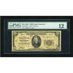 Fr. 1870-L* $20 1929 Federal Reserve Bank Note.