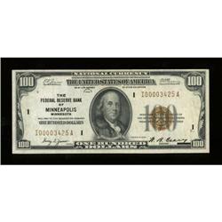 Fr. 1890-I $100 1929 Federal Reserve Bank Note.