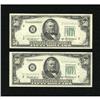 Image 1 : Fr. 2109-B $50 1950B Federal Reserve Notes. Two